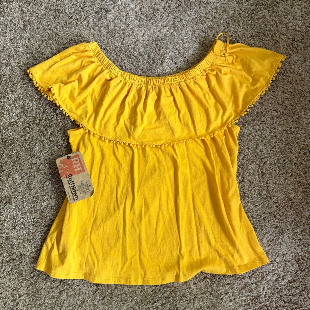NWT!!!!   Ruff Hewn Bright Yellow Convertible Top